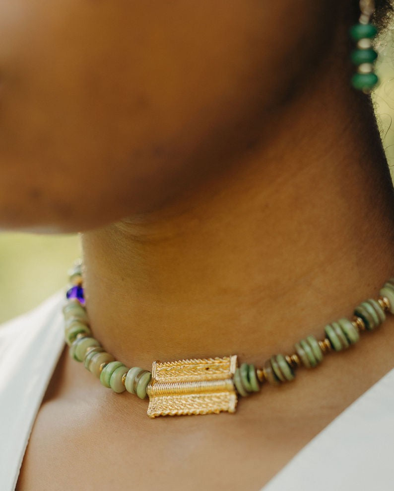 Natural Shell Gold Necklace