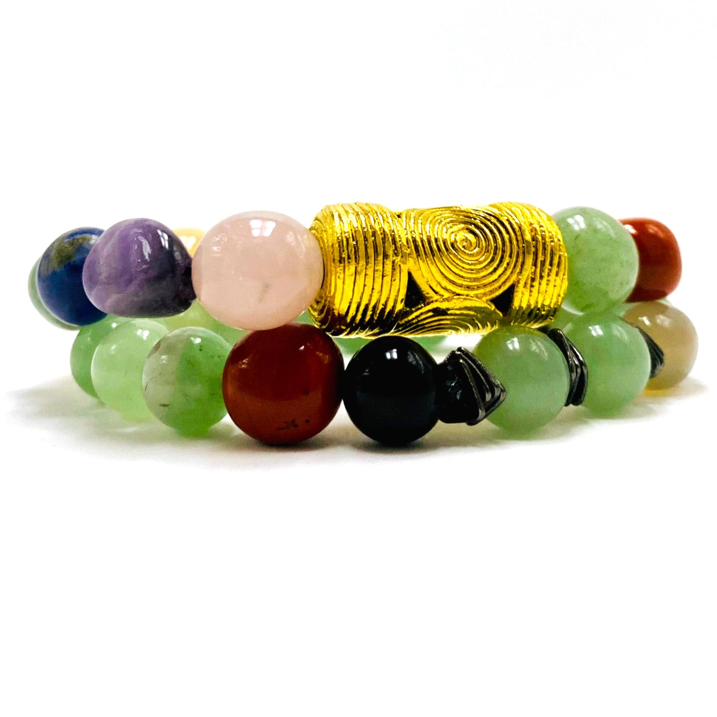 Aventurine Onyx Mix Gem Bracelet