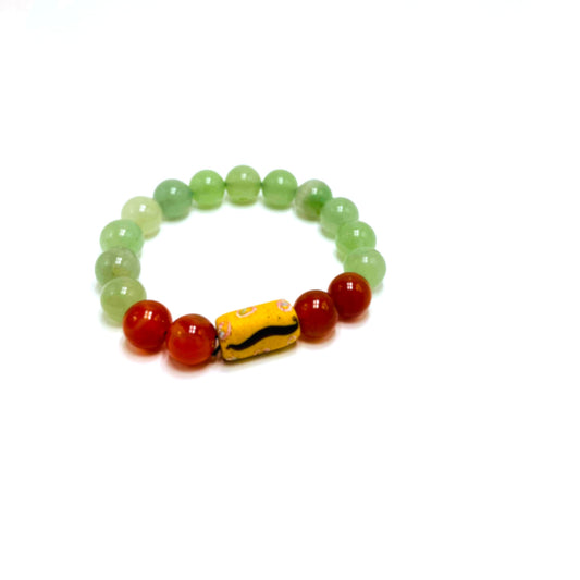 African Gem Beads Bracelet